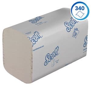 Picture 3 of Handdoek Scott Essential i-vouw 1-laags 200x212mm 15x340 vel wit 6617
