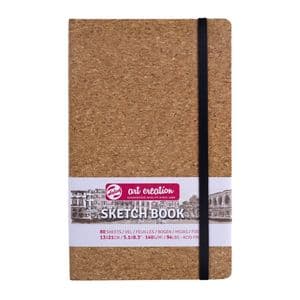 Picture 1 of Schetsboek Talens Art Creation 80 witte vellen 140gr 130x210mm kurk