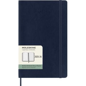 Picture 7 of Agenda 2025/2026 Moleskine 18M Planner Weekly 7dagen/1pagina large sc sapphire blue