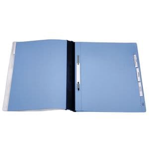 Picture 3 of Personeelsmap Durable 5 vakken + hangrail blauw
