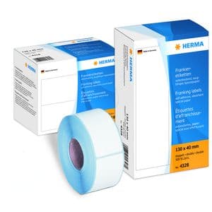 Picture 2 of Frankeeretiket HERMA 4329 dubbel 163x45mm 500 stuks