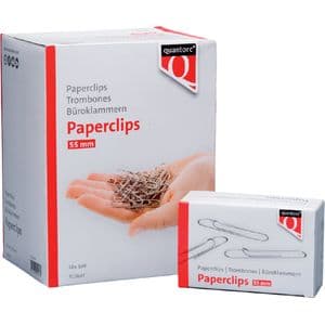 Picture 1 of Paperclip Quantore R50 55mm lang 100 stuks