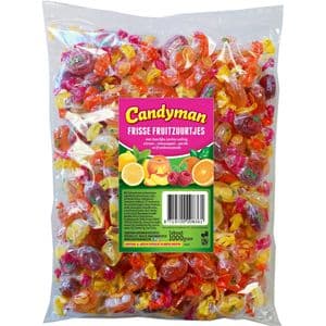 Picture 1 of Zuurtjes Candyman frisse fruit zak 1 kilogram
