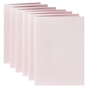 Picture 2 of Correspondentiekaart Papicolor dubbel 105x148mm lichtroze pak à 6 stuks