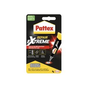 Picture 1 of Alleslijm Pattex Repair Extreme tube 8 gram op blister