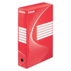 Picture 2 of Archiefdoos Esselte Boxycolor 80mm 352x250mm rood