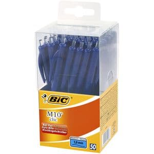 Picture 1 of Balpen Bic M10 medium blauw in tubo verpakking