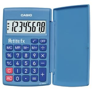 Picture 1 of Rekenmachine Casio basisschool blauw