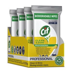 Picture 3 of Reinigingsdoekjes CIF Pro formula Multi Clean&Shine 100 stuks