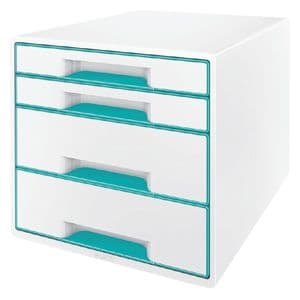 Picture 4 of Ladenblok Leitz WOW 4 laden wit/ijsblauw