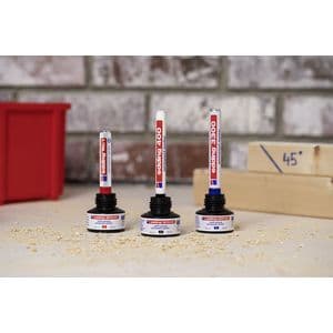 Picture 2 of Viltstift edding 3300 schuin 1-5mm blauw