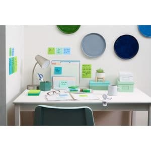 Picture 3 of Memoblok 3M Post-it 655 76mmx127mm Super Sticky Oasis 5 stuks