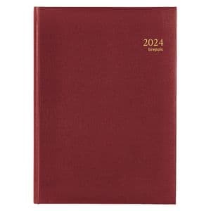 Picture 1 of Agenda 2027 Brepols Omega Lima 7dagen/2pagina's bordeaux