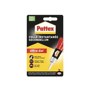 Picture 1 of Secondelijm Pattex Ultra GEL tube 3 gram op blister