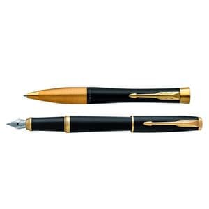 Picture 2 of Balpen en vulpen Parker Urban matt black GT medium 2 stuks