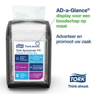 Picture 6 of Servetdispenser Tork N14 Xpressnap Fit Signature line zwart 272900