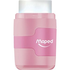 Picture 5 of Puntenslijper Maped Connect 2gaats met gum display á 20 stuks pastel assorti