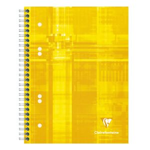 Picture 2 of Collegeblok Clairefontaine Studium A5+ ruit 5x5mm 6-gaats 80 pagina's assorti