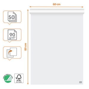 Picture 4 of Flipoverpapier Nobo premium 60x85cm dubbelzijdig 50vel
