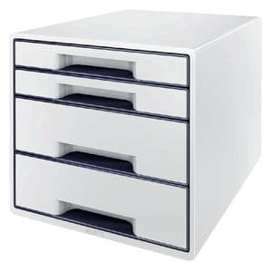 Picture 4 of Ladenblok Leitz WOW CUBE A4 maxi 4 laden wit/grijs