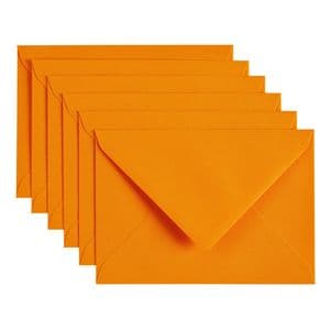 Picture 1 of Envelop Papicolor C6 114x162mm oranje pak à 6 stuks