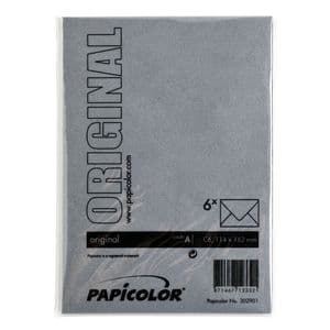 Picture 3 of Envelop Papicolor C6 114x162mm ravenzwart pak à 6 stuks