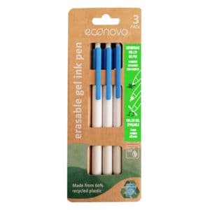 Picture 1 of Gelschrijver Econovo uitwisbaar fijn blauw blister à 3 stuks