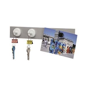 Picture 3 of Magneet met haak MAUL 47mm trekkracht 12kg wit 5 stuks