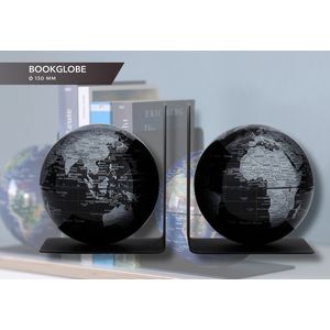 Picture 4 of Boekensteun Troika met magnetische globes 13cm set à 2 stuks zwart