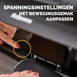 Picture 5 of Voetensteun Fellowes Hana LT zwart