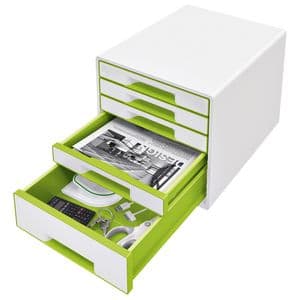 Picture 2 of Ladenblok Leitz WOW CUBE 5 laden wit/groen