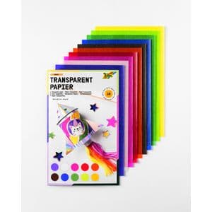 Picture 3 of Transparant papier Folia 18.5x29.7cm 42gr 10 vel 10 kleuren