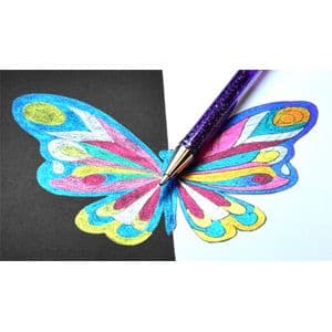 Picture 6 of Gelschrijver Pentel K110 Dual medium metallic assorti 8 kleuren