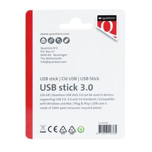Picture 2 of USB stick 3.0 Quantore USB-A 256GB zwart