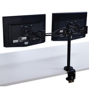 Picture 2 of Monitorarm Fellowes Vista dubbel zwart