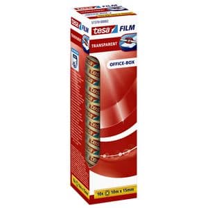 Picture 1 of Plakband tesafilm® 10mx15mm transparant 10 rollen,