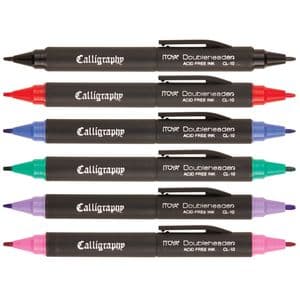 Picture 2 of Kalligrafiepen Itoya CL-10 1.5 èn 3.0mm blauw