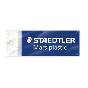 Picture 2 of Gum Staedtler Mars 52650 65x23x10mm potlood wit