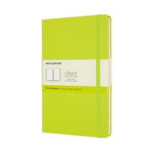 Picture 1 of Notitieboek Moleskine large 130x210mm blanco hard cover lemon green