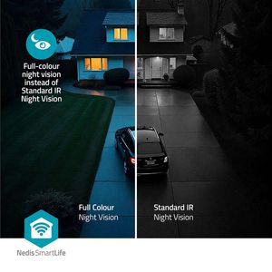 Picture 9 of Beveiligingscamera Nedis Smartlife Wifi buiten 3MP Full HD 1296p wit