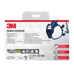 Picture 1 of Masker 3M chemische stoffen FFABEK1 P3 D filters