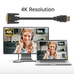 Picture 3 of Adapterkabel ACT HDMI-A male naar DVI-D male 1 meter
