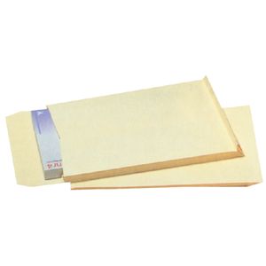 Picture 1 of Envelop Quantore monsterzak 262x371x38mm zelfklevend creme 125 stuks