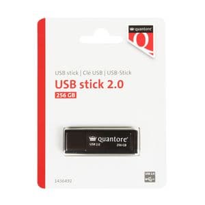 Picture 1 of USB stick 2.0 Quantore USB-A 256GB zwart