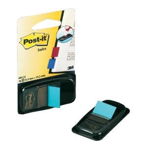 Picture 2 of Indextabs Post-it 680 25.4x43.2mm felblauw 50 tabs