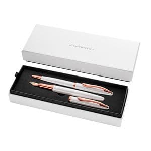 Picture 1 of Schrijfset Pelikan Jazz Noble Elegance K36+P36 medium pearl