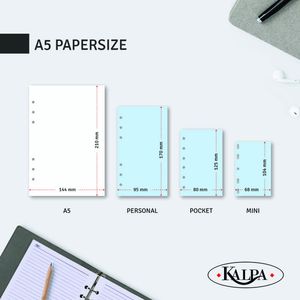 Picture 8 of Organizer Kalpa A5 inclusief agenda 2025-2026 7dagen/2pagina's nerf zwart