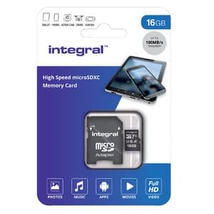 Picture 2 of Geheugenkaart Integral microSDHC V10 16GB