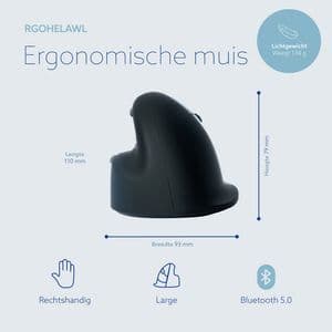 Picture 6 of Muis R-Go Ergonomisch HE Break Wireless Rechts L