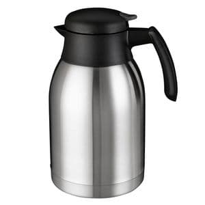 Picture 1 of Thermoskan Bravilor dubbelwandig 2 liter RVS zwart